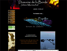 Tablet Screenshot of domaine-de-la-borde.fr